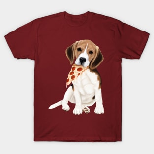 Pizza beagle T-Shirt